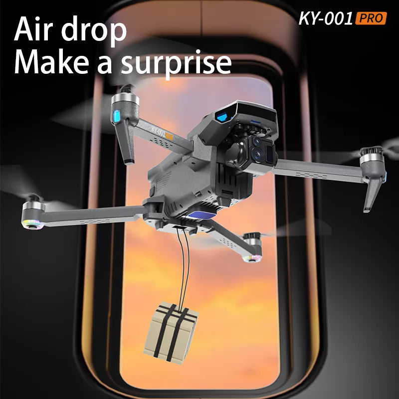 KY001 PRO 8K Drone 3-Axis Gimbal Intelligent Obstacle Avoidance 5G GPS Large size Quadcopter with Screen Remote Control