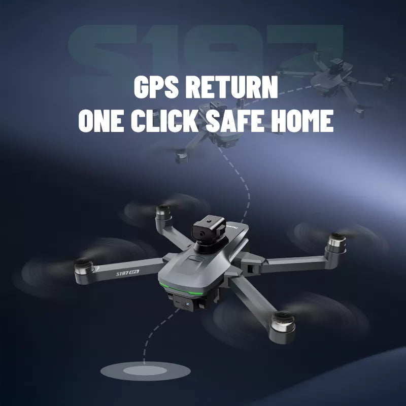 ToySky S197 Drone HD Camera Intelligent Obstacle Avoidance 5G GPS Quadcopter with Screen Remote Control