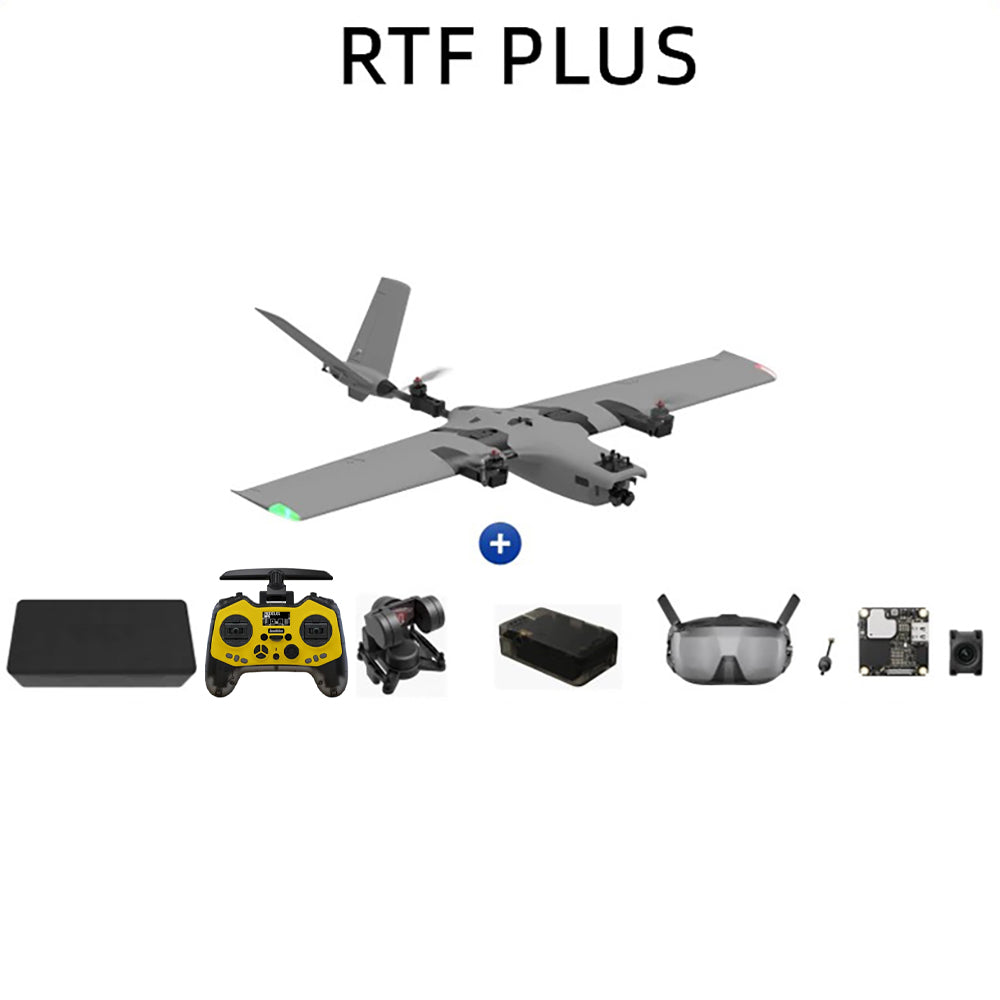 AFModel ROCWING VTOL Airplane FPV 3-axis Fixed-wing Airplane UAV Model Airplane Reconnaissance Airplane