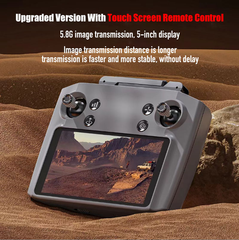 K11 Turbo 8K Drone 3-Axis Gimbal GPS 5G WiFi Brushless 6KM FPV RC Quadcopter Upgraded Remote Control with Touch Screen