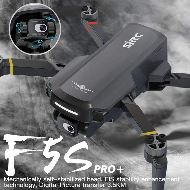 Drone with Camera for Adults,2.4G WIFI FPV Drone With 4K Camera For Adults,  RC Quadcopter With Auto Return, Follow Me, Brushless Motor, Circle Fly,  Route Fly, Altitude Hold, Headless Mode 