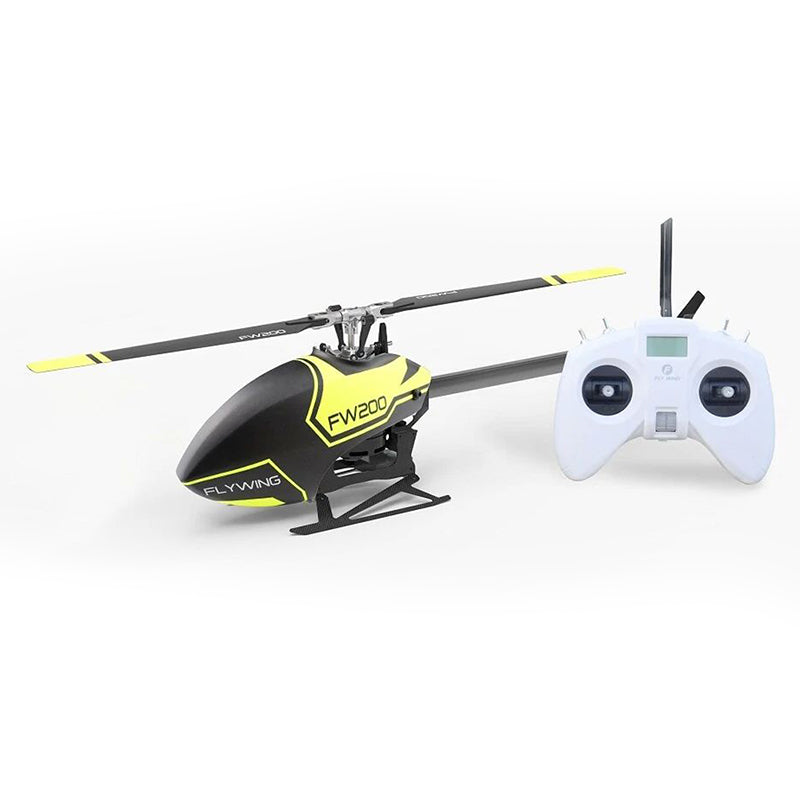 FLYWING FW200 RC Helicopter 6CH 3D Acrobatics GPS Altitude Hold One-key Return APP Adjust RTF With H1 V2 Flight Control System
