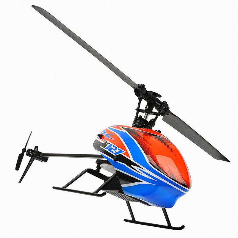 RC Helicopters WLtoys K127 2.4Ghz 4CH 6-Aixs Gyroscope Single Blade Propellor Helicotper For Kids Gift RC Toys