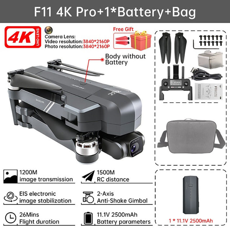 Sjrc f11 deals 4k pro battery