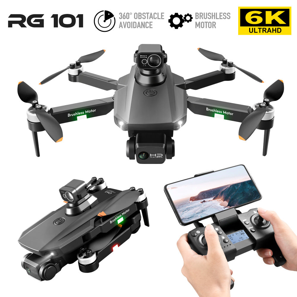 NEW RC Drone RG101 MAX GPS Professional 4K Dual HD Camera FPV 3Km Foldable Quadcopter