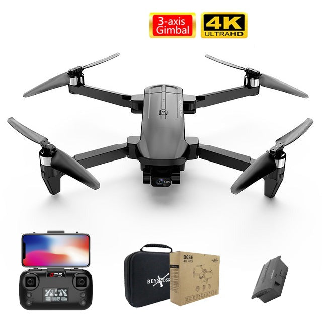 4K Drone B6SE GPS FPV 5G EIS Camera Brushless 3-Axis Gimbal 1.2KM RC Quadcopter