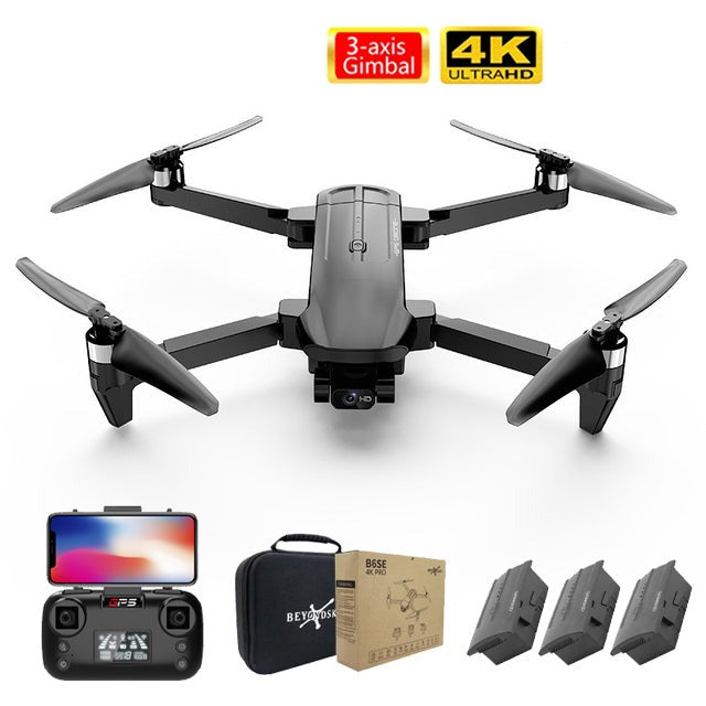4K Drone B6SE GPS FPV 5G EIS Camera Brushless 3-Axis Gimbal 1.2KM RC Quadcopter