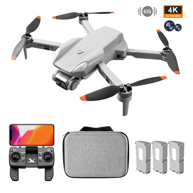 K80Air 2S RC Drone GPS Profesional EIS HD Dual Camera Brushless Motor Foldable Quadcopter
