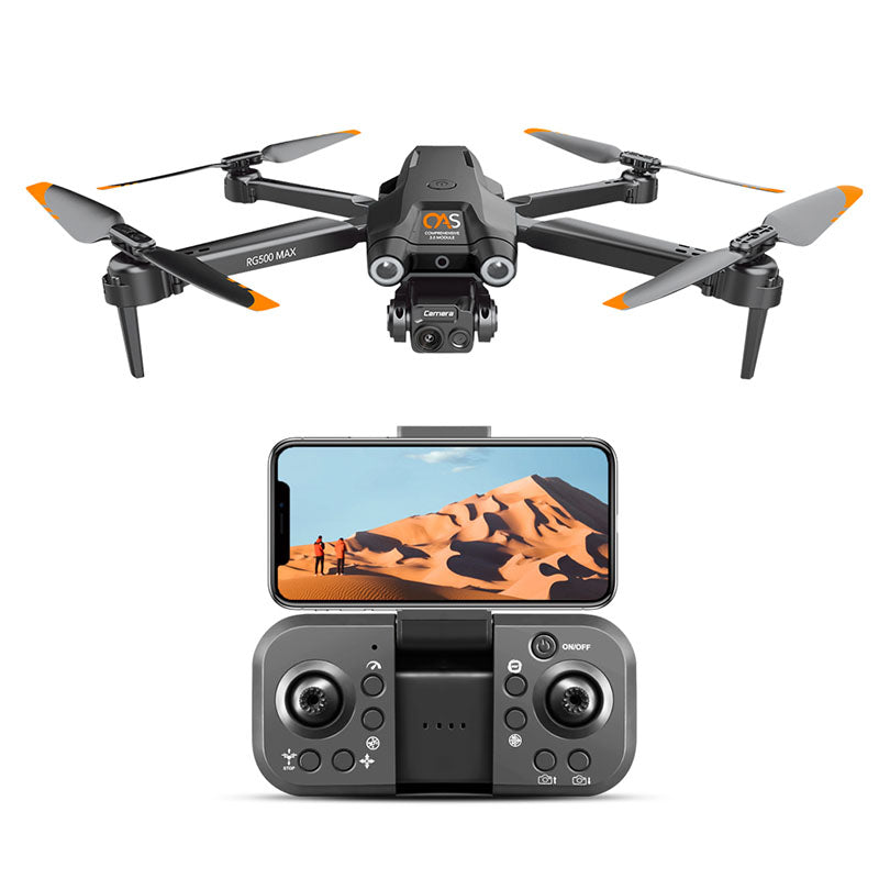 RG500 MAX RC Drone Brushless 4K Camera ESC WIFI FPV Three-Sided Obstacle Avoidance Folding Quadcopter