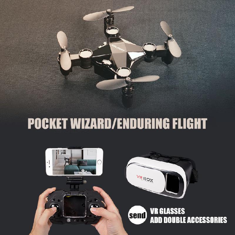 Mini Drone 901H Luggage Folding Quadcopter WiFi Camera Aerial Photography Toy