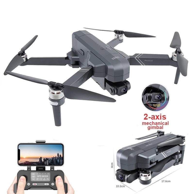 GoolRC F11s 4K PRO RC Drone with Camera 4K 2-axis Gimbal 5G Wifi FPV GPS  Quadcopter 3000m Control Distance with Storage Bag RC Drone