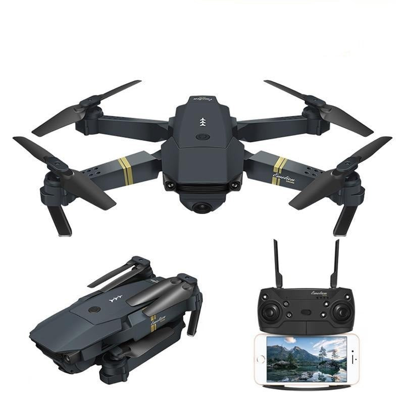 Mini Drone WIFI 4k FPV Wide Angle Hight Hold Mode Foldable Arm RC Quadcopter